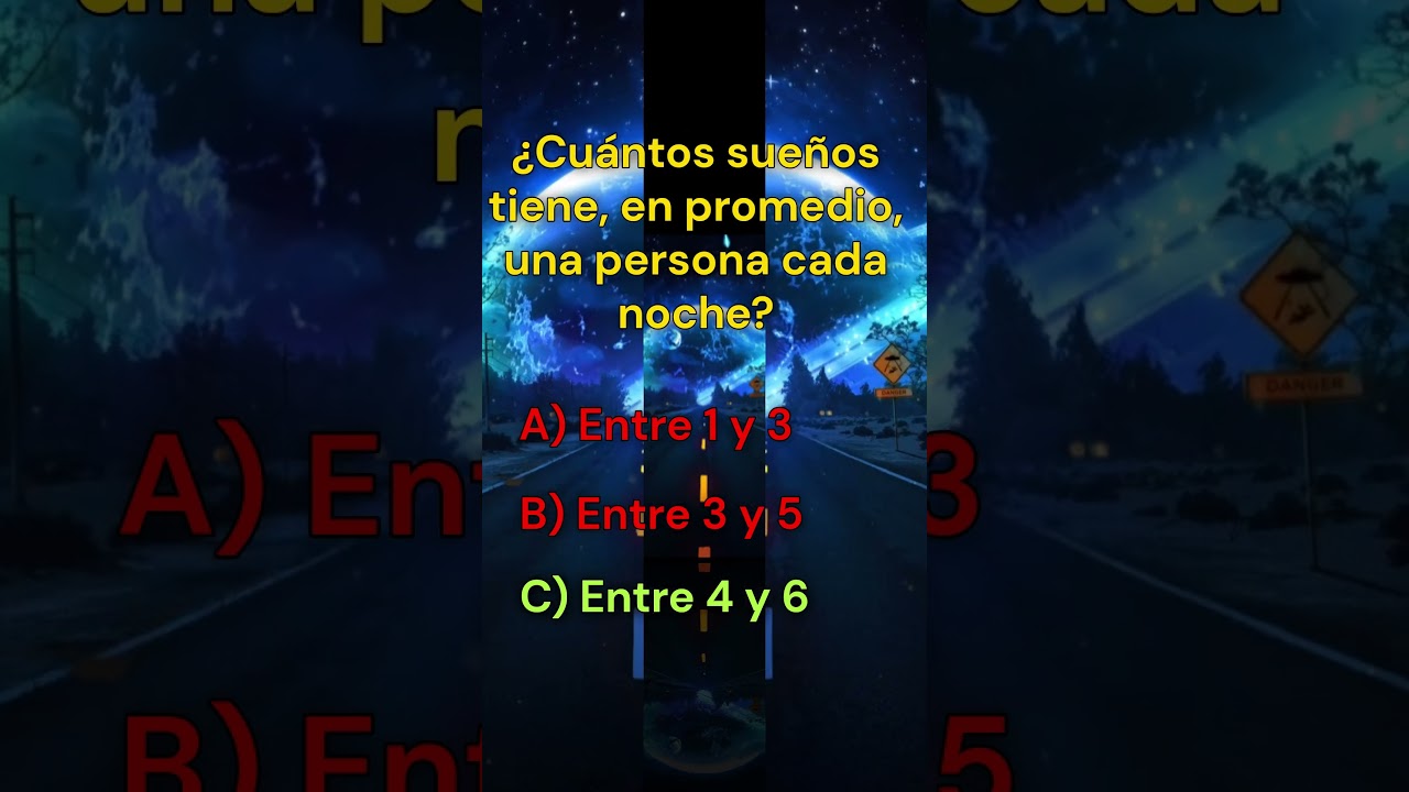 cuantos sueños tiene una persona en una noche