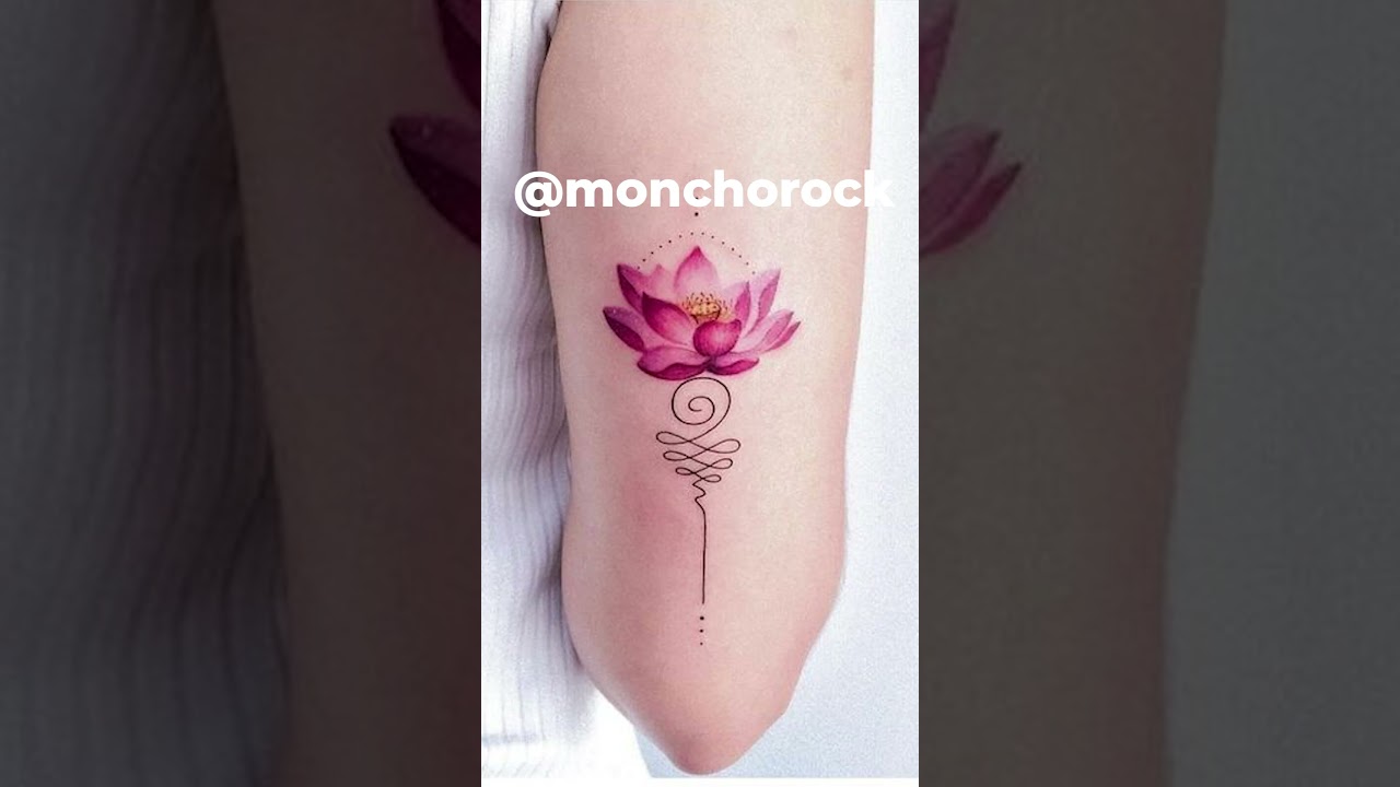 tatuajes de flor de loto en el brazo